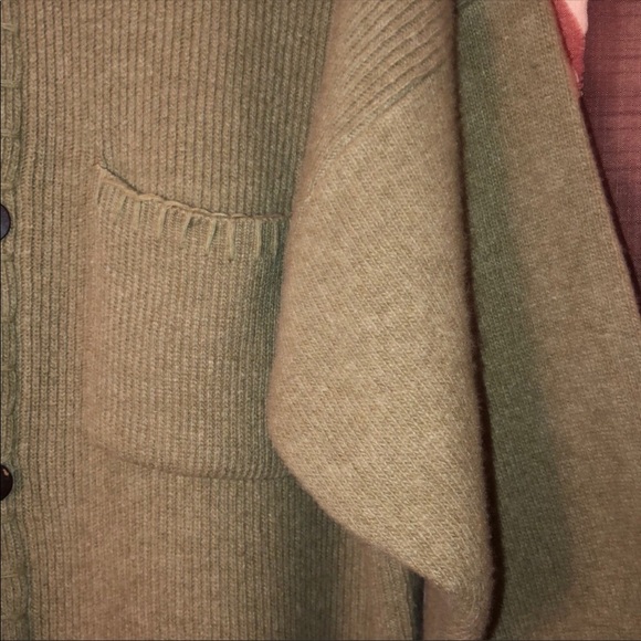 Indigenous Designs Wool Sweater Coat sz L - Picture 7 of 8